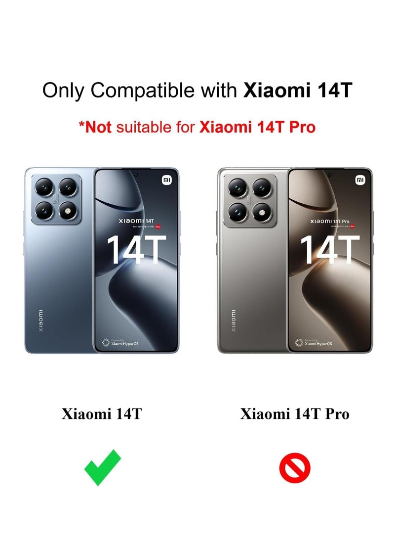 Houmt Xiaomi 14T Case Cover Premium Silicone Anti-Scratch Phone Case with Soft Inner Microfiber Lining Cushion Camera Protection Back Cover for Xiaomi 14T 6.6-inch  - Image 2