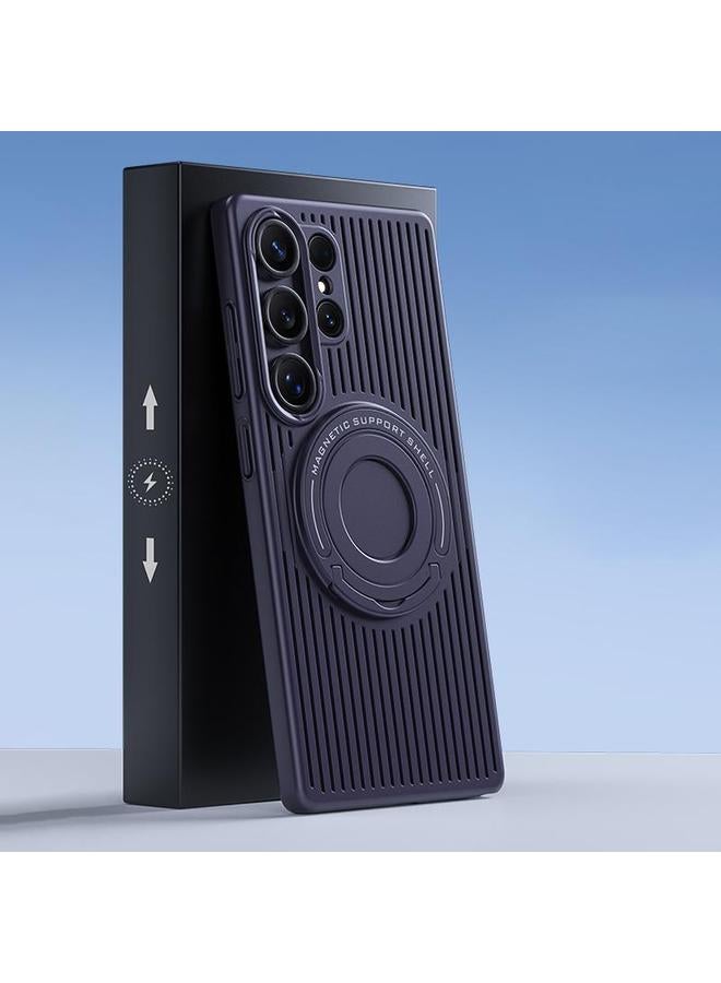 اس-توب جراب لهاتف Samsung Galaxy S25 Ultra 5G مزود بحلقة مغناطيسية تبريد MagSafe جراب هاتف الكمبيوتر الشخصي - Image 1