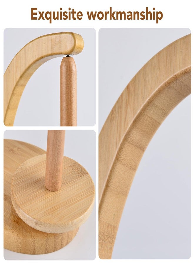ULOI Crochet Yarn Holder - Upgrade with Crochet Accessories Storage Attachment, Magnetic Wooden Yarn Storage for Knitting Accessories, Perfect for Crocheting and Knitting Projects, Natural Wood Finish - Image 4