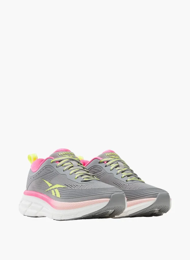ريبوك Women's Logo Detail Lace-Up Running Shoes - ROAD STRIDER