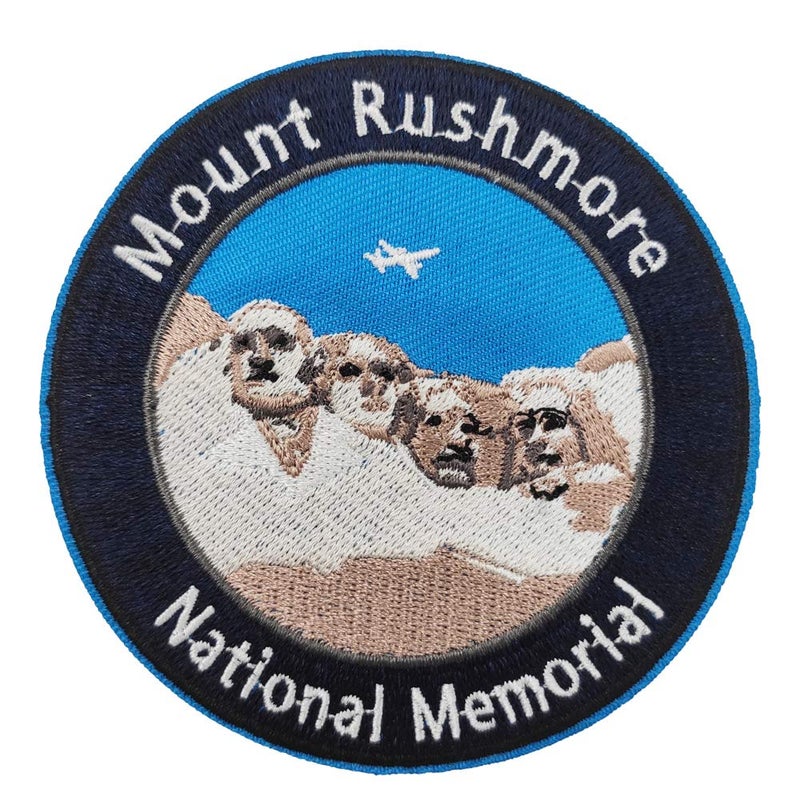 CutePatch Mount Rushmore National Memorial Embroidered Iron on Patch Outdoor Life Hiking Camping Souvenir