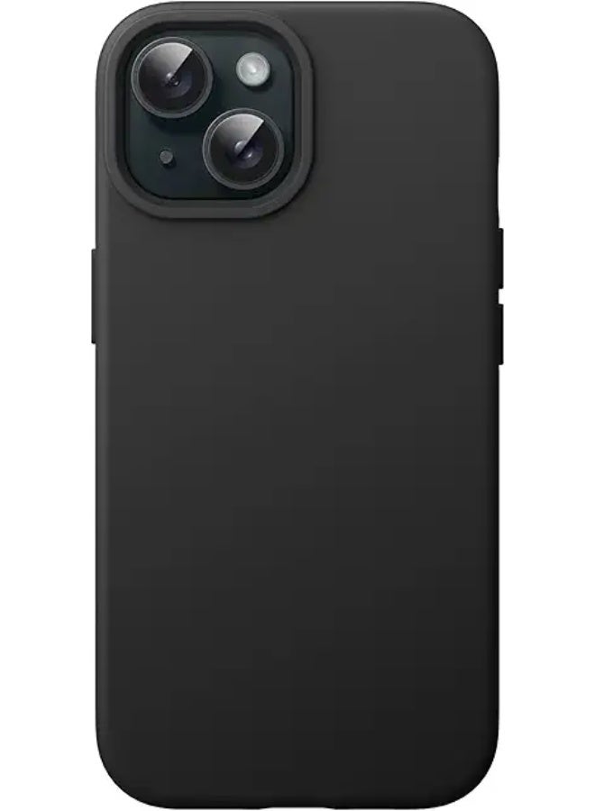 Protective Cover For iPhone  15 Plus , Slim Fit Soft Back TPU Case Flexible Silicone Cover Compatible For iPhone 15 Plus - Black