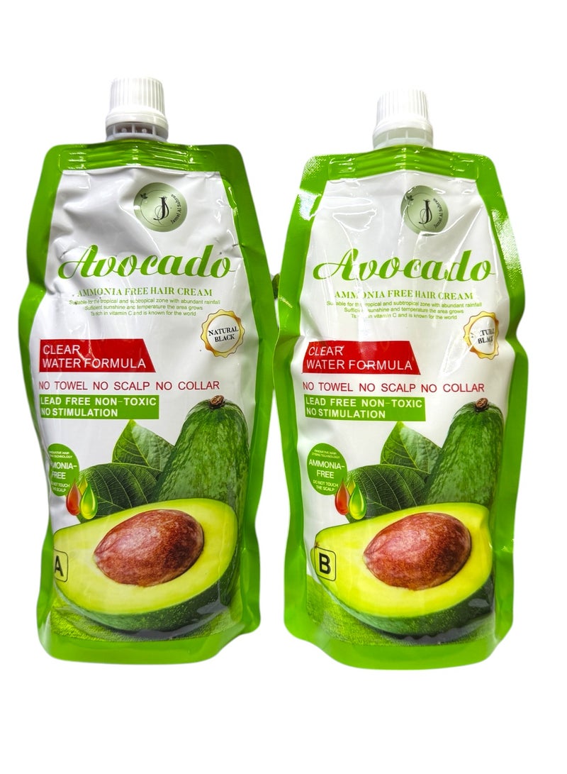 Apple Blossoms Natural Hair Color Cream Ammonia Free With Avocado Extract 1000ml - Image 3