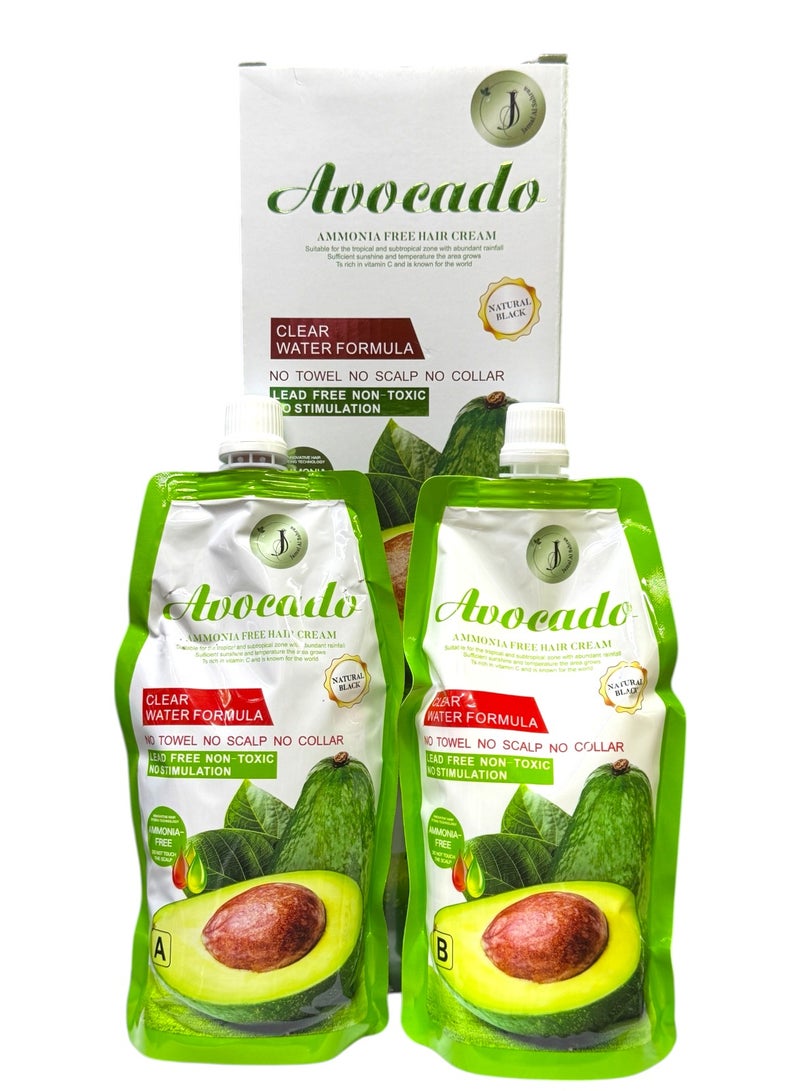 Apple Blossoms Natural Hair Color Cream Ammonia Free With Avocado Extract 1000ml - Image 2