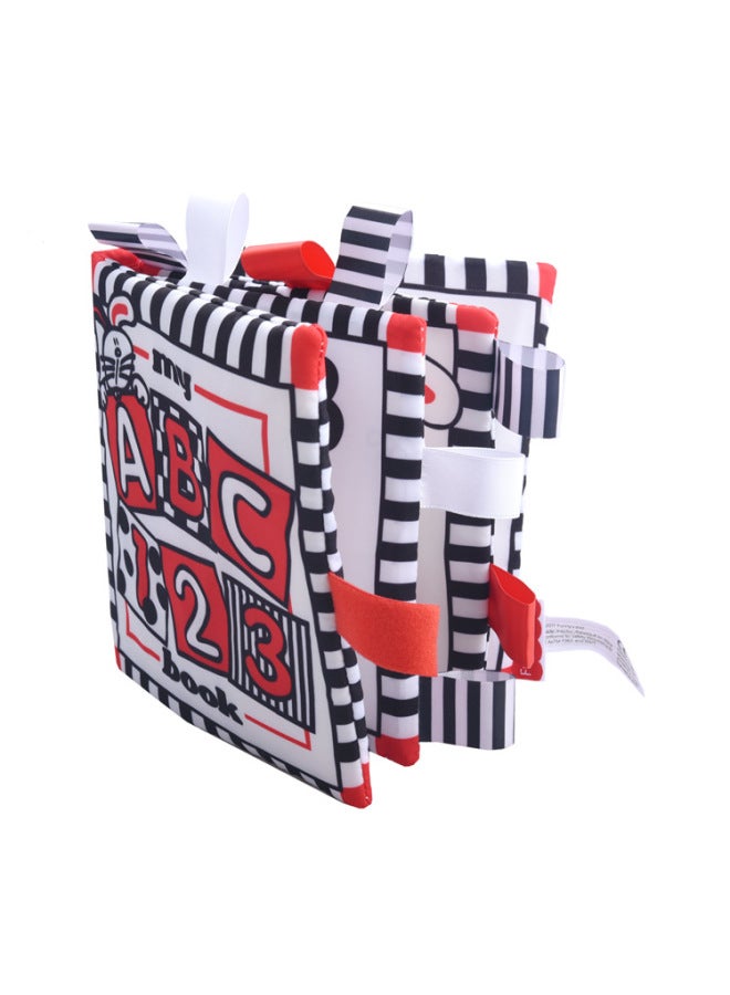 Baby Vision Inspires Cloth Book Black And White Red Enlightenment Toy Animal Ocean Label Three-dimensional Cloth Book Early Education Cloth Book-Color:Bird  - Image 3