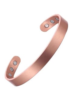 Generic Red Copper Magnetic Bracelet of Smooth surface for women and men  - Image 1
