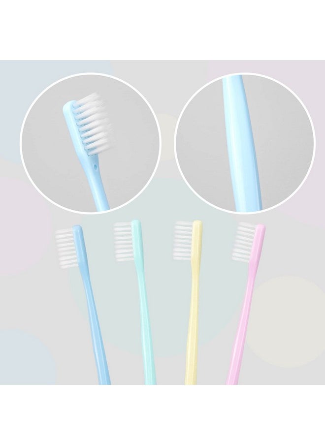 Kocpudu - disposable toothbrush, delicate toothbrush bulk, toothbrush in bulk, 4 colors, individually packaged, bulk toothbrush and toothpaste sets are suitable use at hotel, home, travel, camping (40 pieces) - Image 1