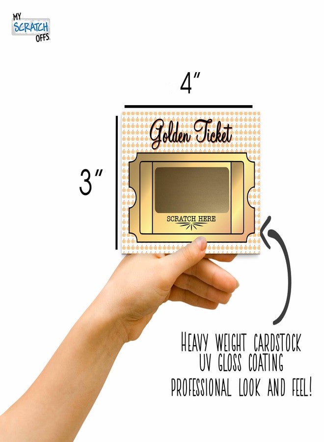 ماي سكراتس أوفز بطاقات خدش اليقطين - عبوة من 20 بطاقة، اصنع بنفسك تذاكر ذهبية للهالوين، بطاقات خدش على شكل يقطين الخريف، مثالية لألعاب الحفلات، ومكافآت المعلمين، وعروض الشركات الصغيرة، والجوائز - 3x4 - Image 2