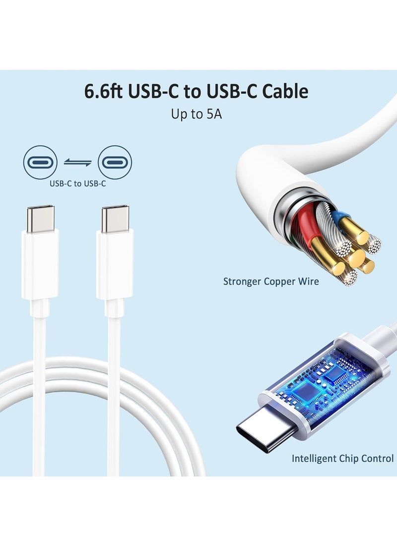 KENSUO 61W Macbook Charger, Macbook Pro Charger, Power Supply Cable Adapter for Macbook Pro 13 14 15 16 Inch, MacBook Air 13 Inch, iPad Pro 2022/2021/2020/2019/2018, Included 6.6ft USB C to USB C Cable - Image 3