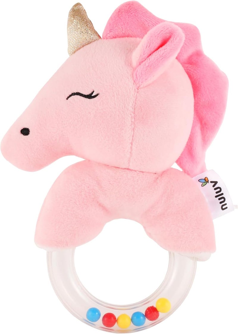 Nuluv Playtime Unicorn Ring Rattle - Image 1