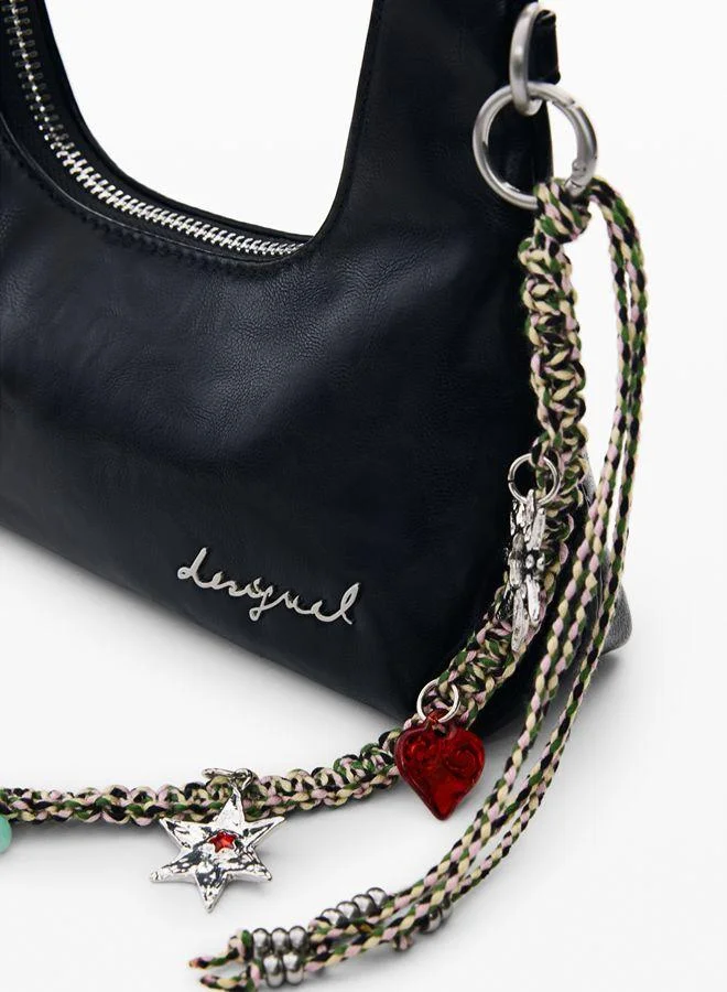 Desigual Black Mini charm bag for Women | Best Price UAE