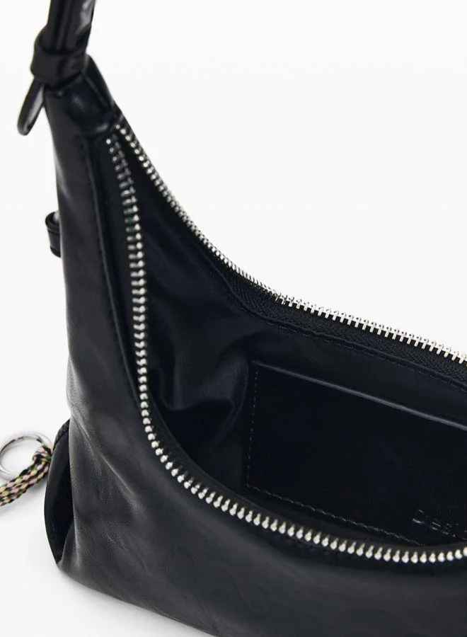 Desigual Black Mini charm bag for Women | Best Price UAE