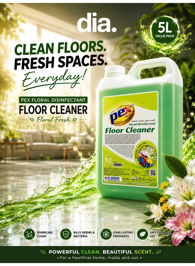 Pex Floral Disinfectant Floor Cleaner Fresh PEX – 5L - Image 2