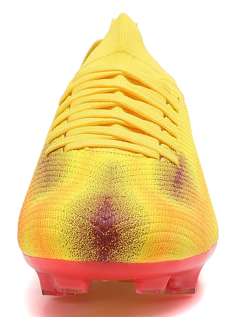 Sky View Boys and Girls Soccer Cleats Youth Firm Ground Athletic professional lightweight comfortable lace upTraining Football Shoes for Kids - Image 3