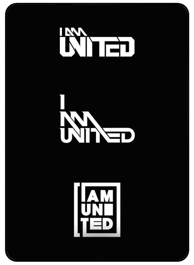AMINA ALSHEBLI Protective Case Cover For Samsung Galaxy Tab S4 10.5 Inch 2018 I Am United  - Image 1