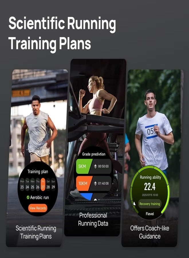 ميبرو Mibro GS Active2 - ساعة رياضية GPS خفيفة الوزن، خطة تدريب الجري، توصيات التدريب الماراثون، ساعة الجري 1.32 بوصة AMOLED، مقاومة للماء، مراقبة البيانات الرياضية، الملاحة، ركوب الدراجات - Image 3