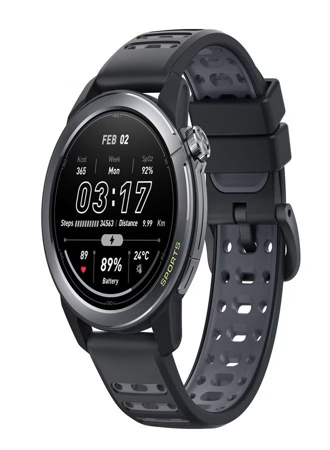 ميبرو Mibro GS Active2 - ساعة رياضية GPS خفيفة الوزن، خطة تدريب الجري، توصيات التدريب الماراثون، ساعة الجري 1.32 بوصة AMOLED، مقاومة للماء، مراقبة البيانات الرياضية، الملاحة، ركوب الدراجات - Image 1