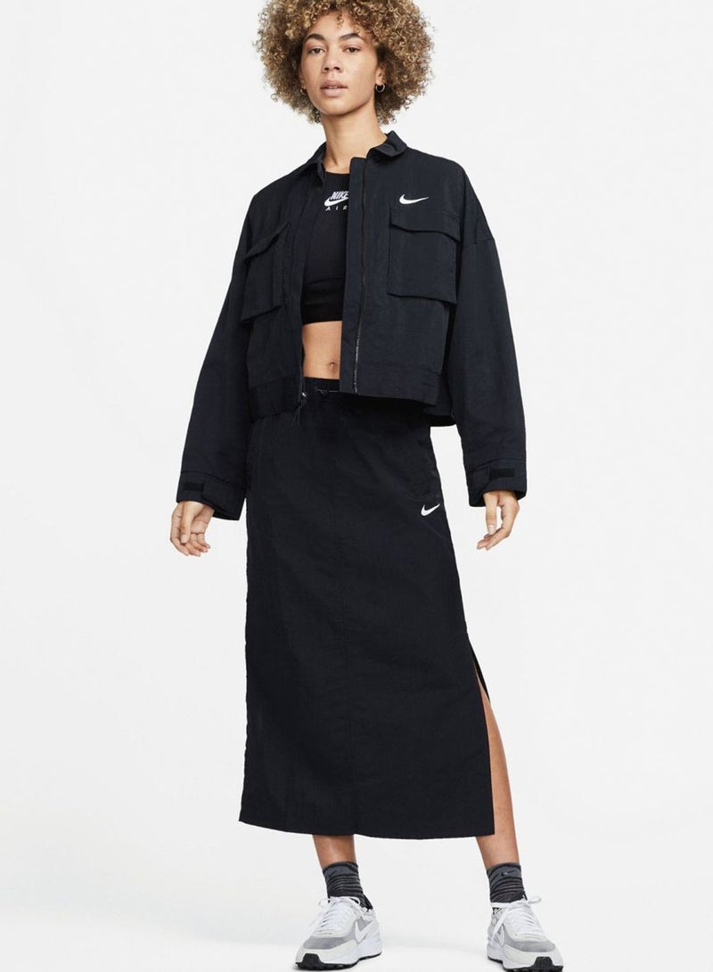 نايكي تنورة صوف بخصر مرتفع - Image 5