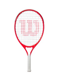Wilson Roger Federer 21 Tennis Racket, 16x16, Junior Beginners - Red/ White  - Image 1