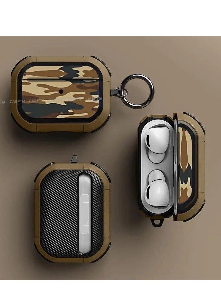 ACLIX AirPods Pro 2 case 2022 camouflage armor earphone cover earphone shell earphone case for Apple AirPods 3 Pro 2 generation - Image 2