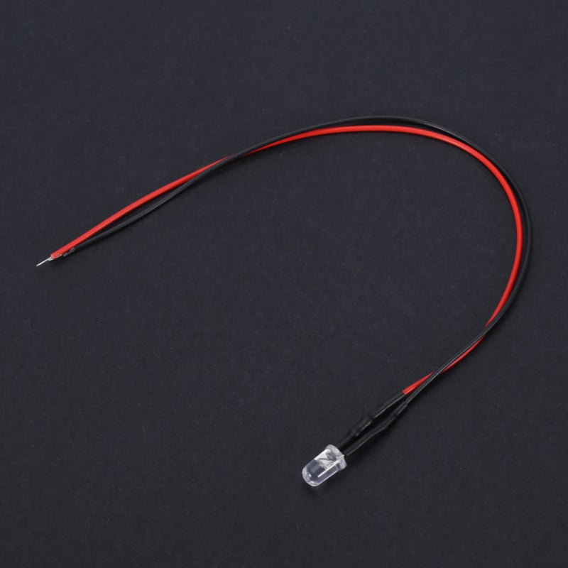 12V Prewired LED Indicator Light 20cm Durable Low Power Consumption - 5mm Energy Saving Panel Indicator Light for DIY Hobby Model Making - Image 3