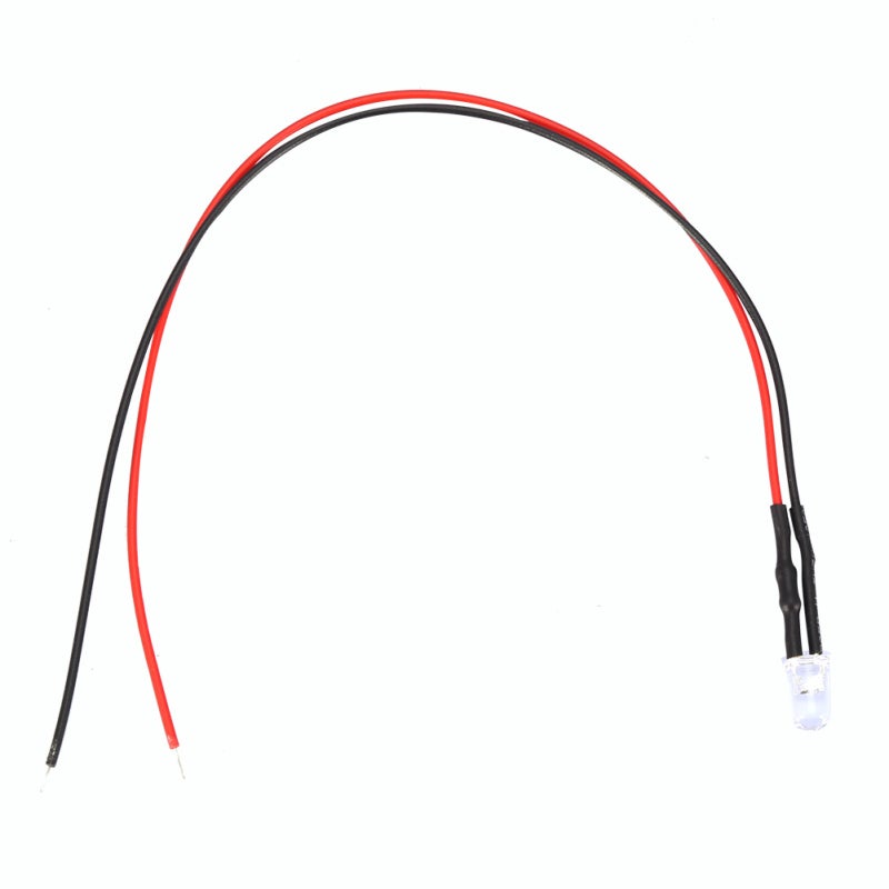 12V Prewired LED Indicator Light 20cm Durable Low Power Consumption - 5mm Energy Saving Panel Indicator Light for DIY Hobby Model Making - Image 2
