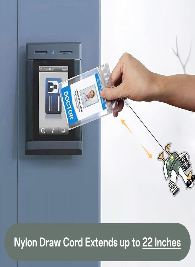 Kimoli Funny Radiology Tech Badge Reel Cute Xray Silly Goose Badge Reel, Nurse Nursing Id Card Holder with Alligator Clip for Radiology Healthcare Nurse Gifts - Image 5