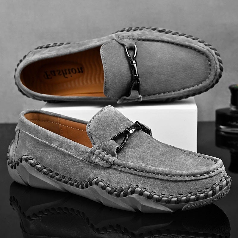 Jinjiang Dachang Large Size Bean Shoes Lazy One Pedal 2023 Outer Wear Sleeve Breathable Breathable Break - Image 1