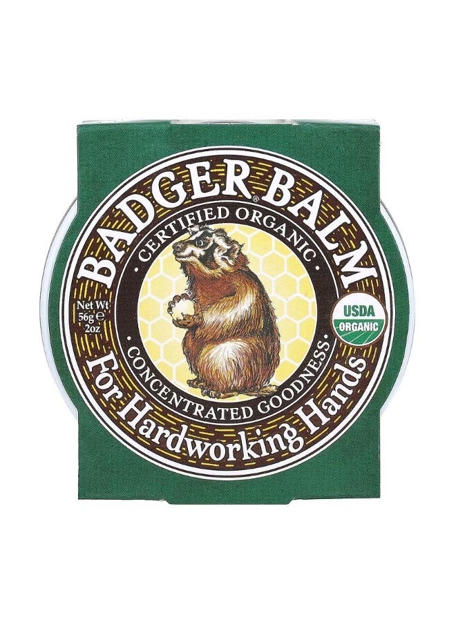 Badger Company Certified Organic Badger Balm for Hardworking Hands 2 oz 56 g  - Image 2
