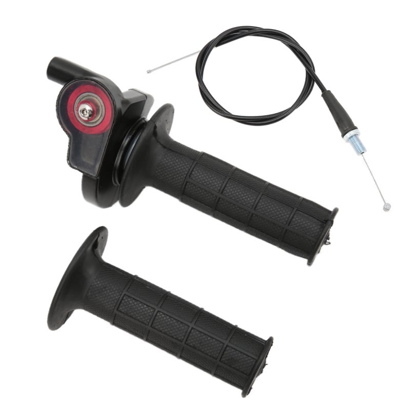 Throttle Grip 22mm Handlebar - Smooth Throttle Adjustment Throttle Cable for CRF KLX TTR 110-250CC Dirt Pit Bike Replacement - Image 1