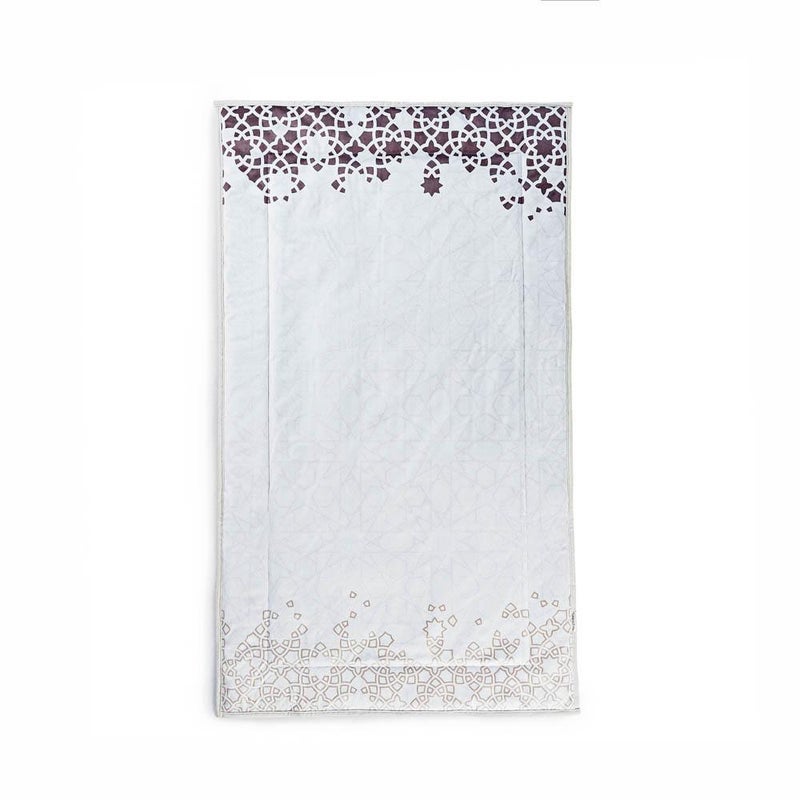ريتال سجادة صلاة من ريتال – Islamic Geometric Design – مخمل ناعم مبطن – 120×70 سم – متعدد الألوان - Image 4