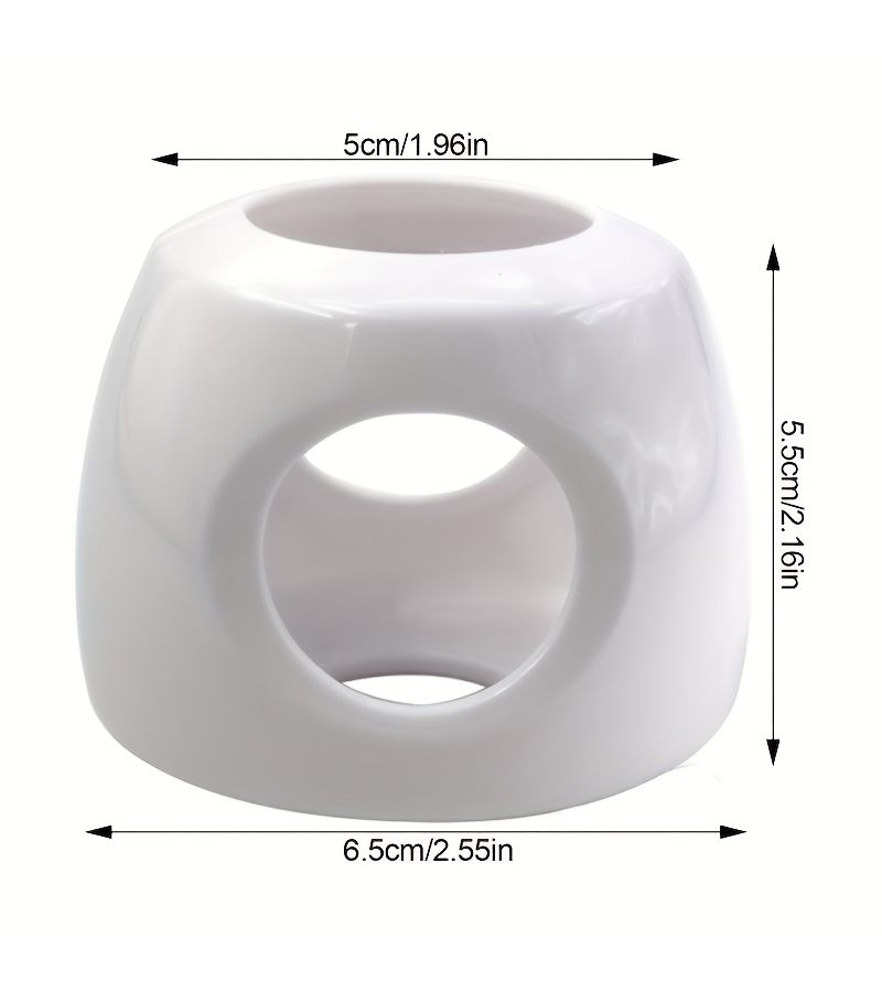 3pcs Round Ball Lock Door Handle Covers Anti Collision Sleeve Plastic - Image 3