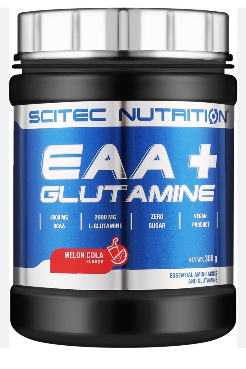 Scitec Nutrition EAA + Glutamine Powder, Melon Cola Flavor  - 300g