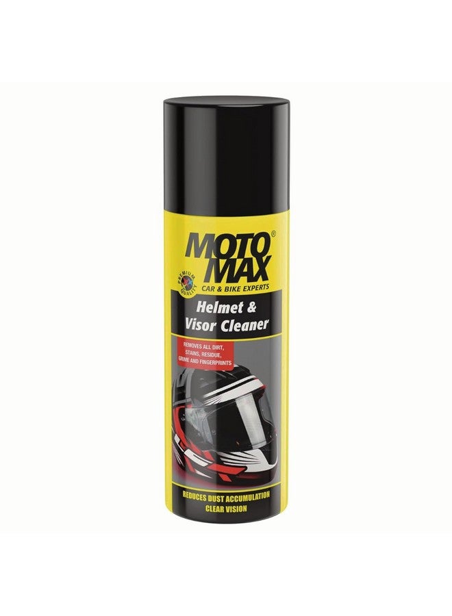 Motomax Helmet and Visor Cleaner, 200ml for Removing dust, Grime and Fingerprints | Get Streak Free Finish on Helmets | Removes Oil and Dirt | Easy to use - Image 1