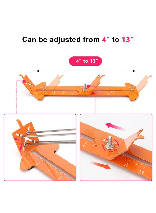 Catcan 2 in 1 Paracord Jig, Paracord Bracelet and Paracord Jig Making Kit, Adjustable Length DIY Craft Paracord Tools 4" to 13" with Free Cord and Buckles - Image 4