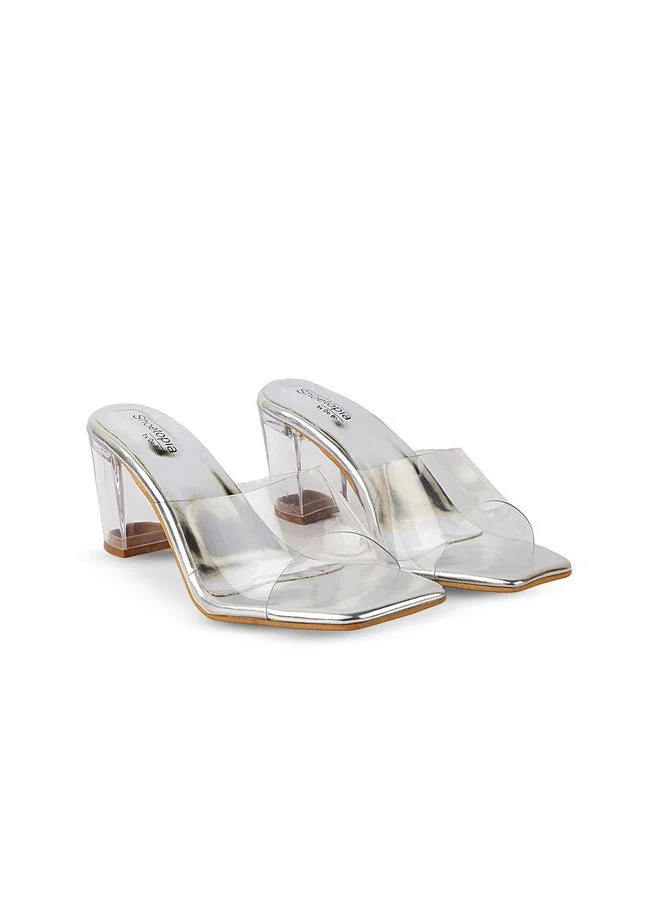 شوتوبيا Shoetopia Girls Open Toe Block Heels