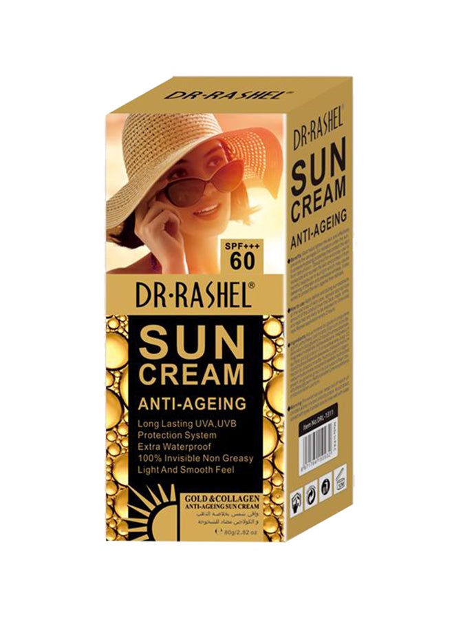 Gold Collagen Sun Cream Spf60 Multicolour 80grams