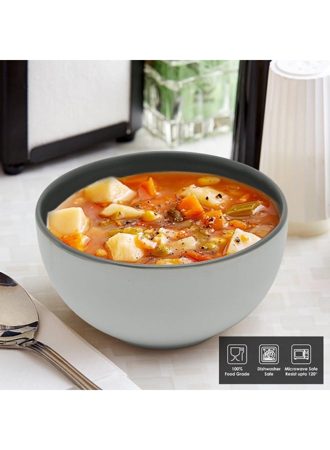 Kitchen Master Luna Stoneware Soup Bowl 5.5" - Image 5