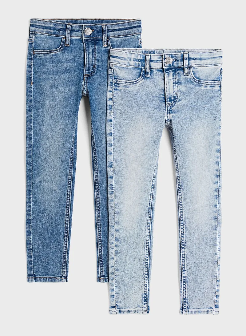 H&M Kids 2 Pack Stretchable Skinny Fit Jeans