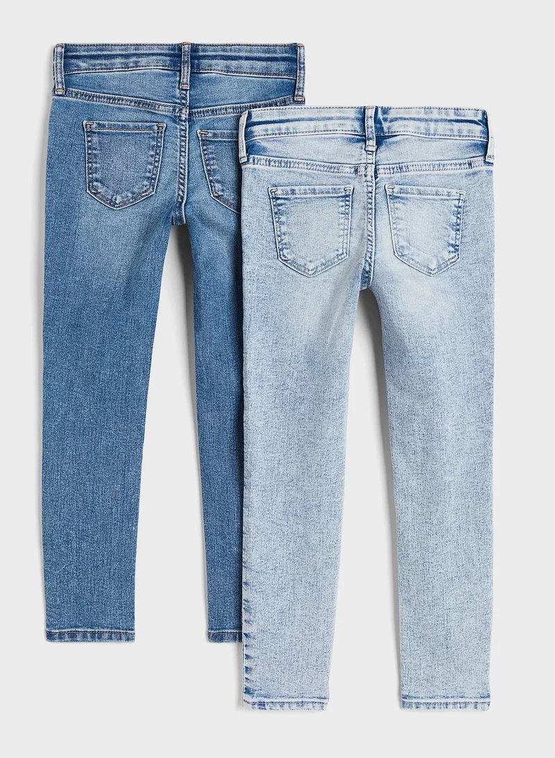 H&M Kids 2 Pack Stretchable Skinny Fit Jeans