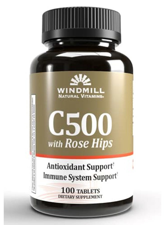WINDMILL C-500 with Rose HIPS Tabs 100'S Windmill (Pack of 1) - Image 1
