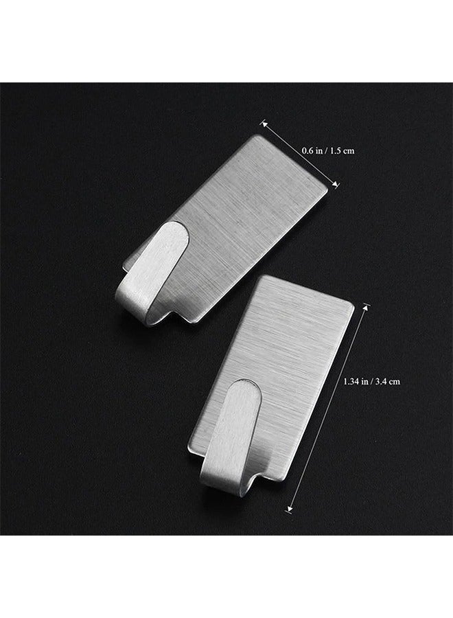 12 PCS Wall Towel Hook Coat Rack Metal Hook Storage Hook for Home Bedroom Kitchen Bathroom Corridor Coat Hooks  - Image 2