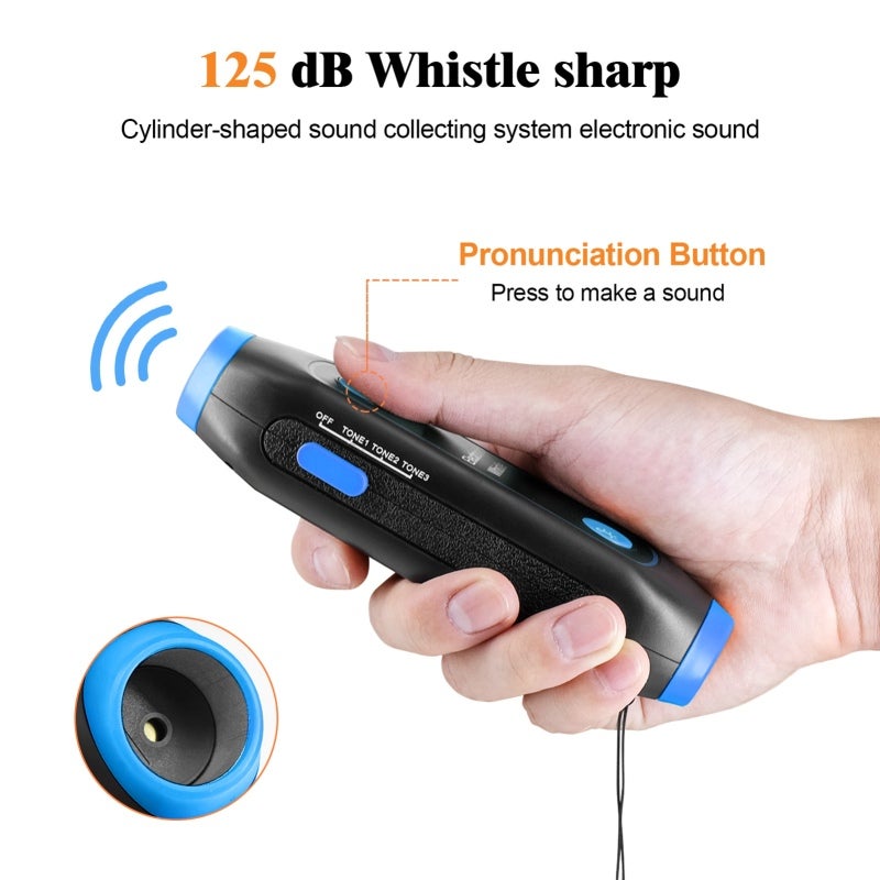 Electronic Whistle: Premium Odorless ABS Material, No Oral Contact Required - Adjustable Tones & Volume, Lightweight With Lanyard, Versatile For Sports Events, Pet Training, Outdoor Camping, Emergency - Image 5