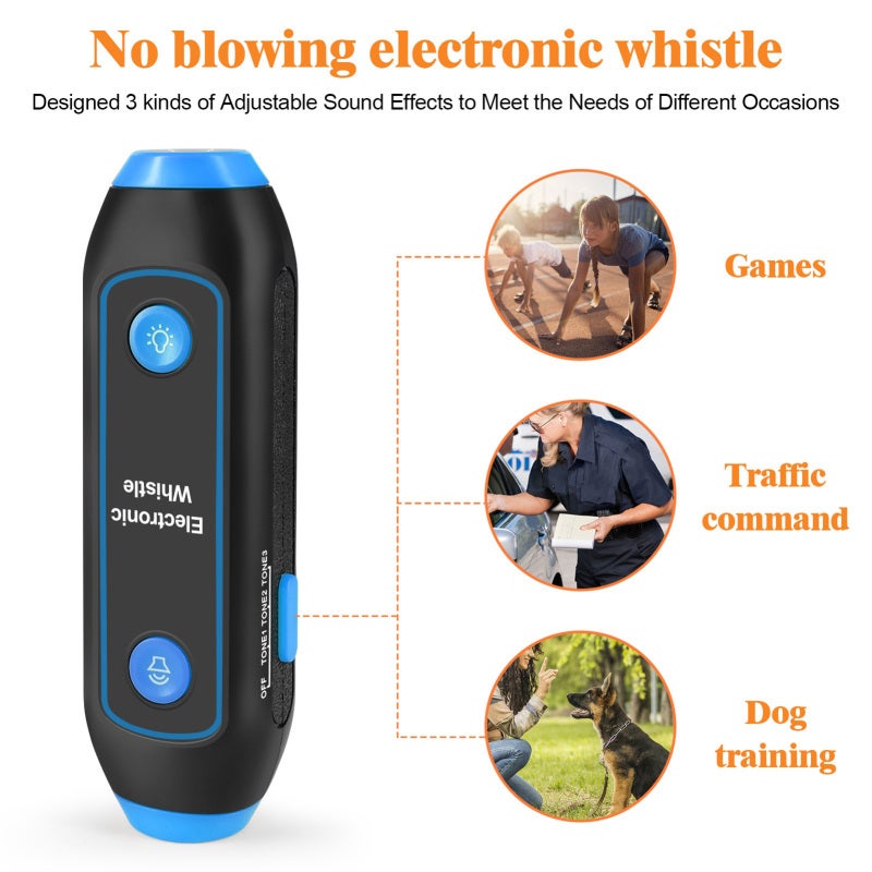 Electronic Whistle: Premium Odorless ABS Material, No Oral Contact Required - Adjustable Tones & Volume, Lightweight With Lanyard, Versatile For Sports Events, Pet Training, Outdoor Camping, Emergency - Image 3