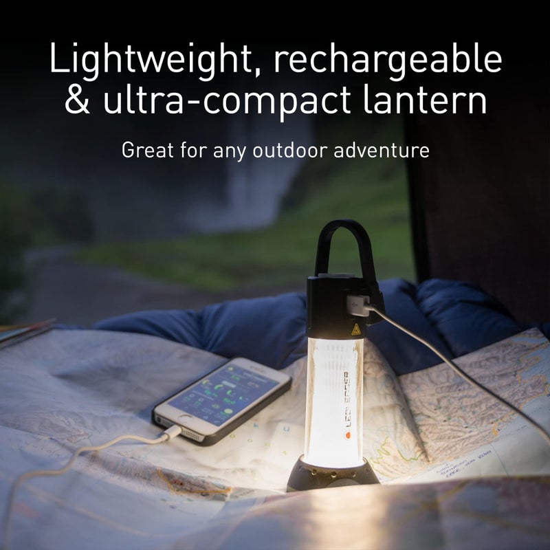 Ledlenser, ML4 Outdoor Lantern, Ultra-Compact and Lightweight Area Lighting, 300 Lumens, Rechargeable Battery - Image 2