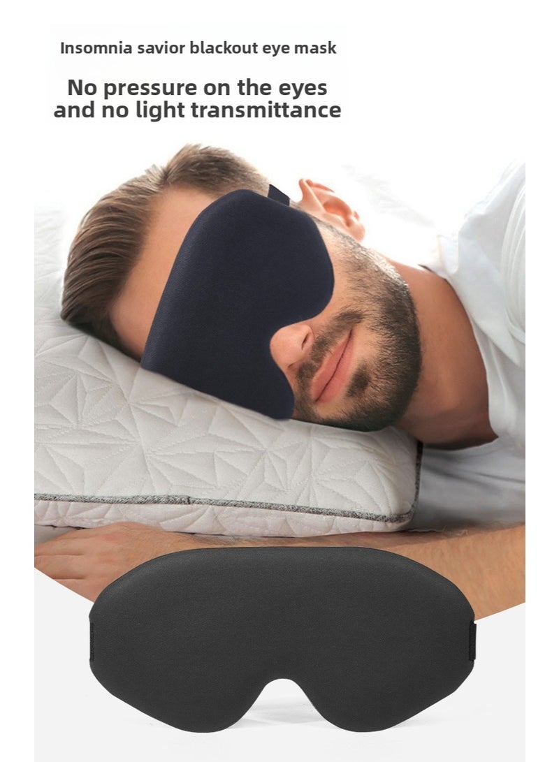 Generic Sleep Mask, 3D Sleep Eye Mask, Side Sleeper for Women, No Intraocular Pressure 100% Light Blocking Sleep Mask with Adjustable Strap Blindfold Yoga, Travel, Nap, Black - Image 4