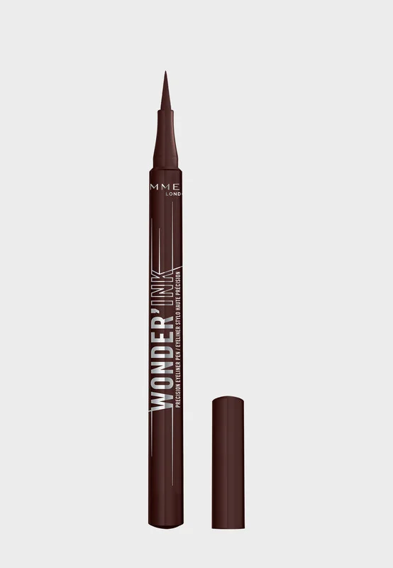 RIMMEL LONDON Wonder'Ink Precision Eyeliner Pen - 002 - Spiced Chestnut, 1ml