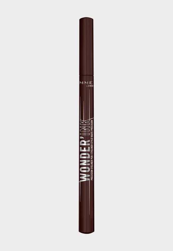 RIMMEL LONDON Wonder'Ink Precision Eyeliner Pen - 002 - Spiced Chestnut, 1ml