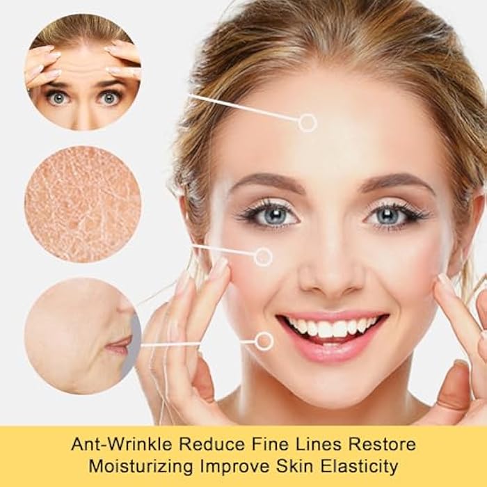 Adofect 15 Pack 24K Gold Crystal Collagen Facial Masks, Face Masks Skincare for Women | Anti-Aging | Reduces Puffiness | Moisturizes | Hydrates | Collagen Mask Set | Suitable for All Skin Types - Image 2