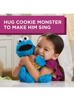 Sesame Street Sesame Street Feed Me Cookie Monster Plush: Interactive 13 Inch Cookie Monster, Says Silly Phrases, Belly Laughs, Toy for Kids 18 Months Old and Up  - Image 5